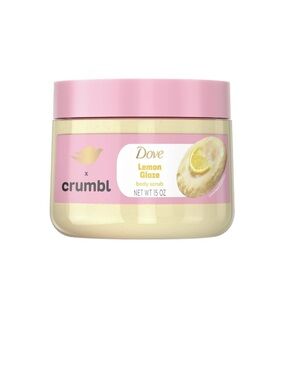 Dove Crumbl Exfoliating Body Scrub Lemon Cookie, 15 oz NEW